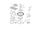 Kenmore Elite 66563799200 magnetron and turntable diagram