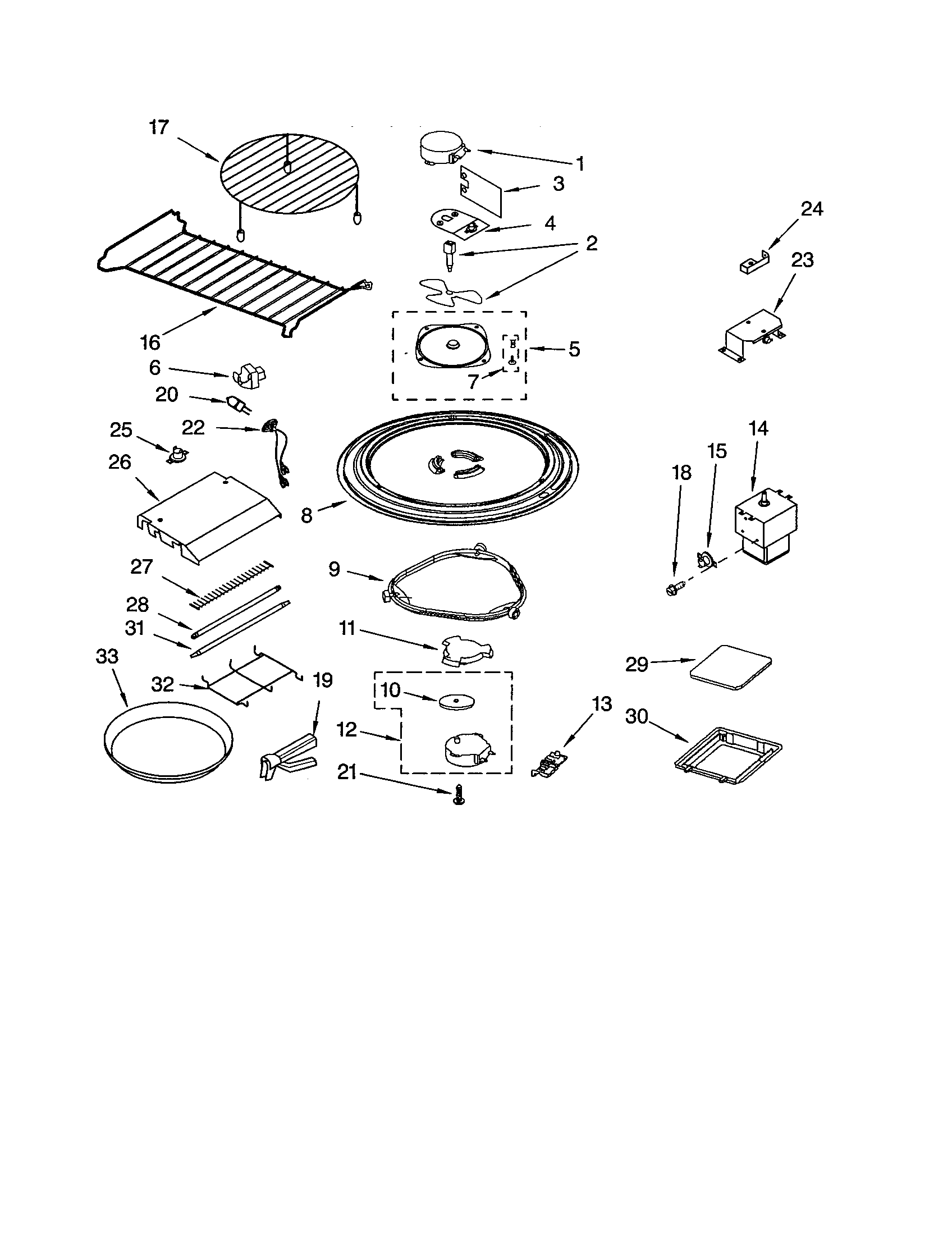 Magnetron and turntable