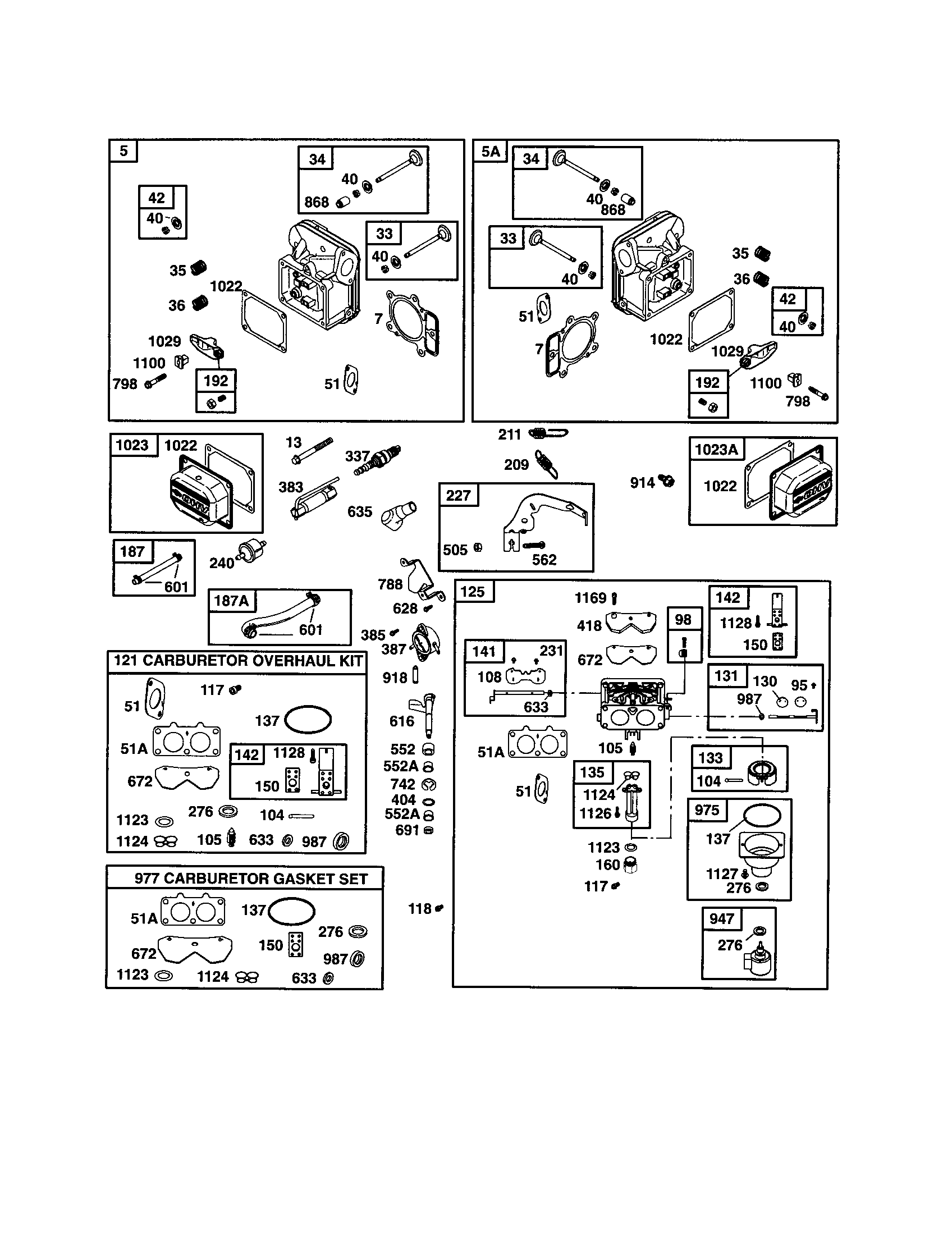 Head-cylinder/carburetor