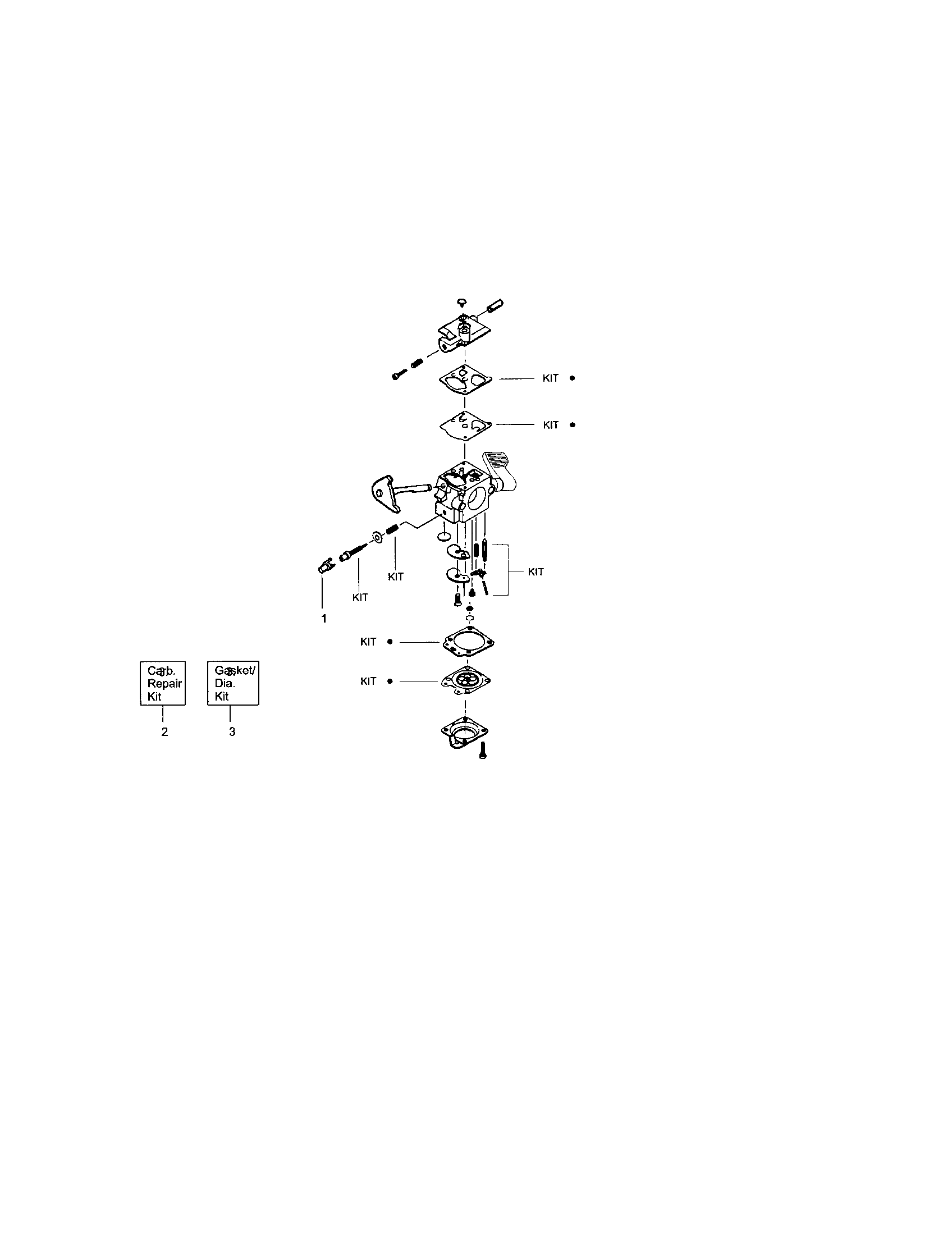 CARBURETOR #530071403 (WT598)