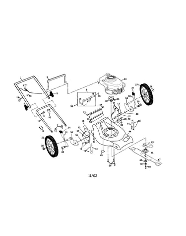 Engine/handle/housing