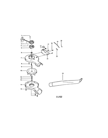 Housing/tube-blower