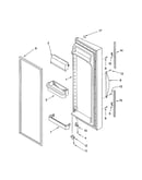 Refrigerator door