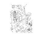 Kenmore 11631912101 dust compartment and motor diagram