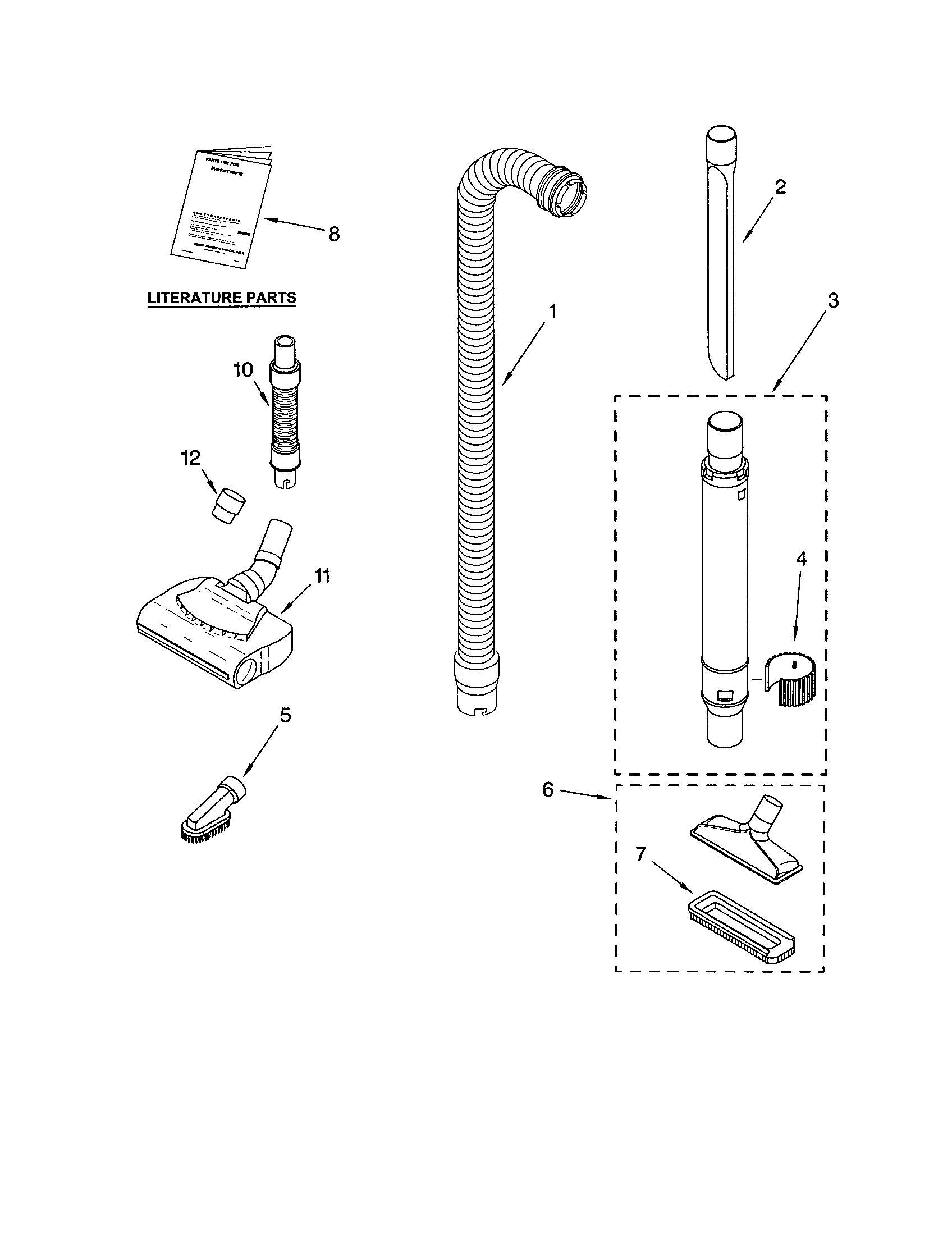 Hose and attachment
