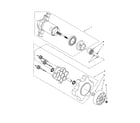 Kenmore 11631912101 agitator motor and gear assembly diagram