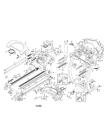 Motor/hood/waking belt/console