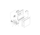 Bosch SHU4302UC/11 (FD 8001-8003) door assembly diagram