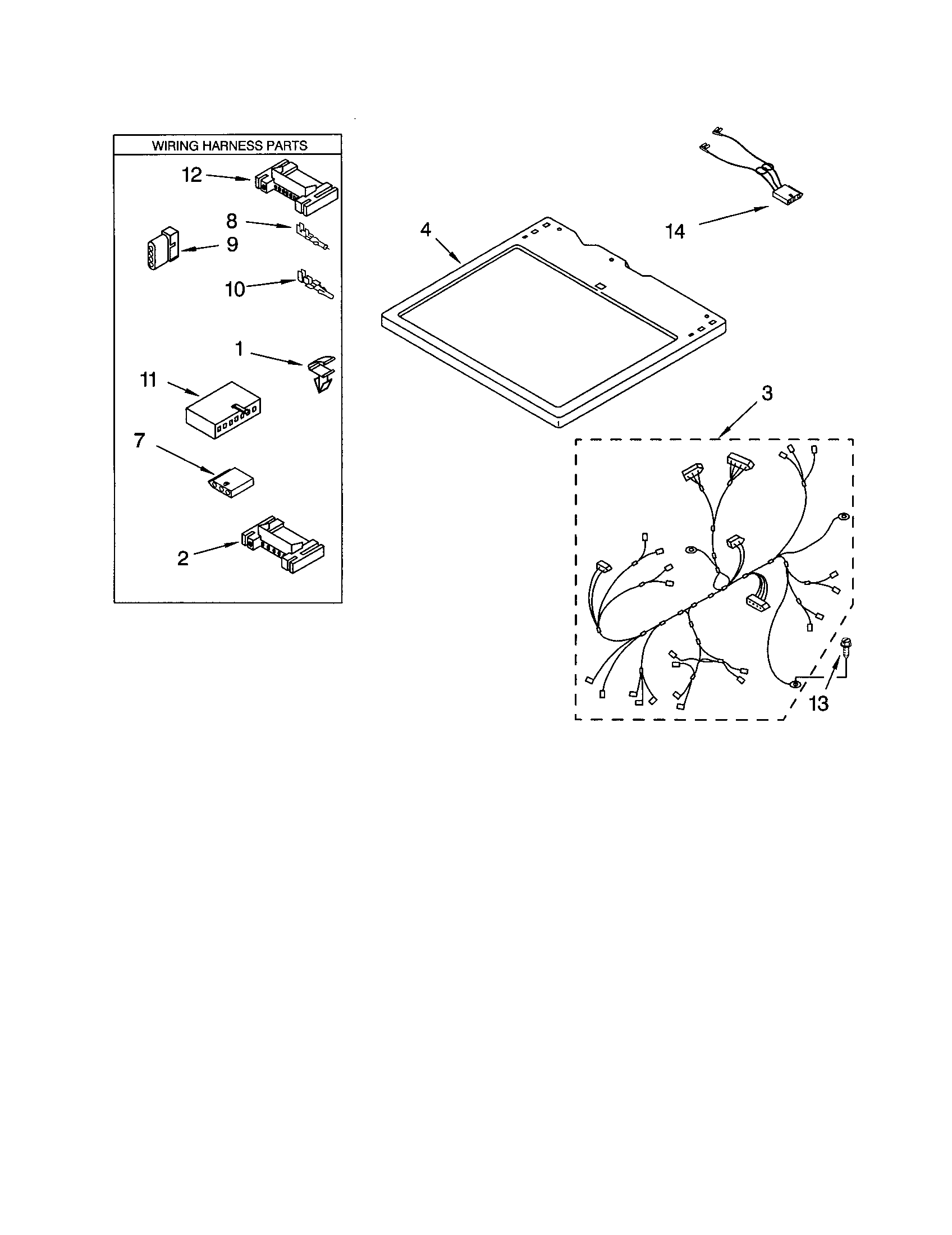 Dryer top
