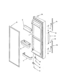 Refrigerator door