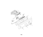 Bosch SHU4312UC/11 (FD 8001-8003) fascia panel diagram