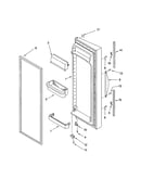 Refrigerator door