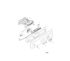 Bosch SHU4316UC/06 fascia panel diagram