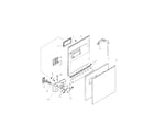 Bosch SHU4316UC/06 door assembly diagram