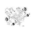 Craftsman 917387370 rotary lawn mower diagram