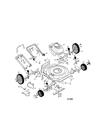 Rotary lawn mower
