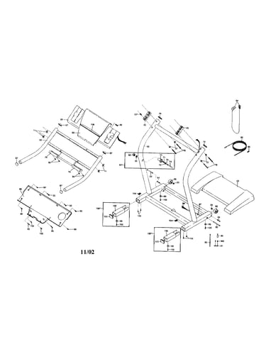 Console/handrail/hood-motor
