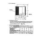 Coleman Evcon 3030-911 unit dimensions/line sets diagram