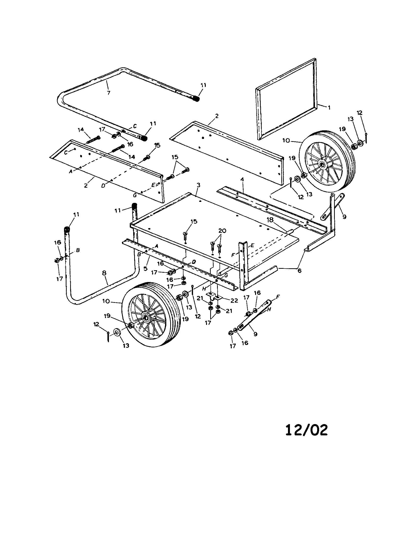 7 cu. ft. farm/yard cart