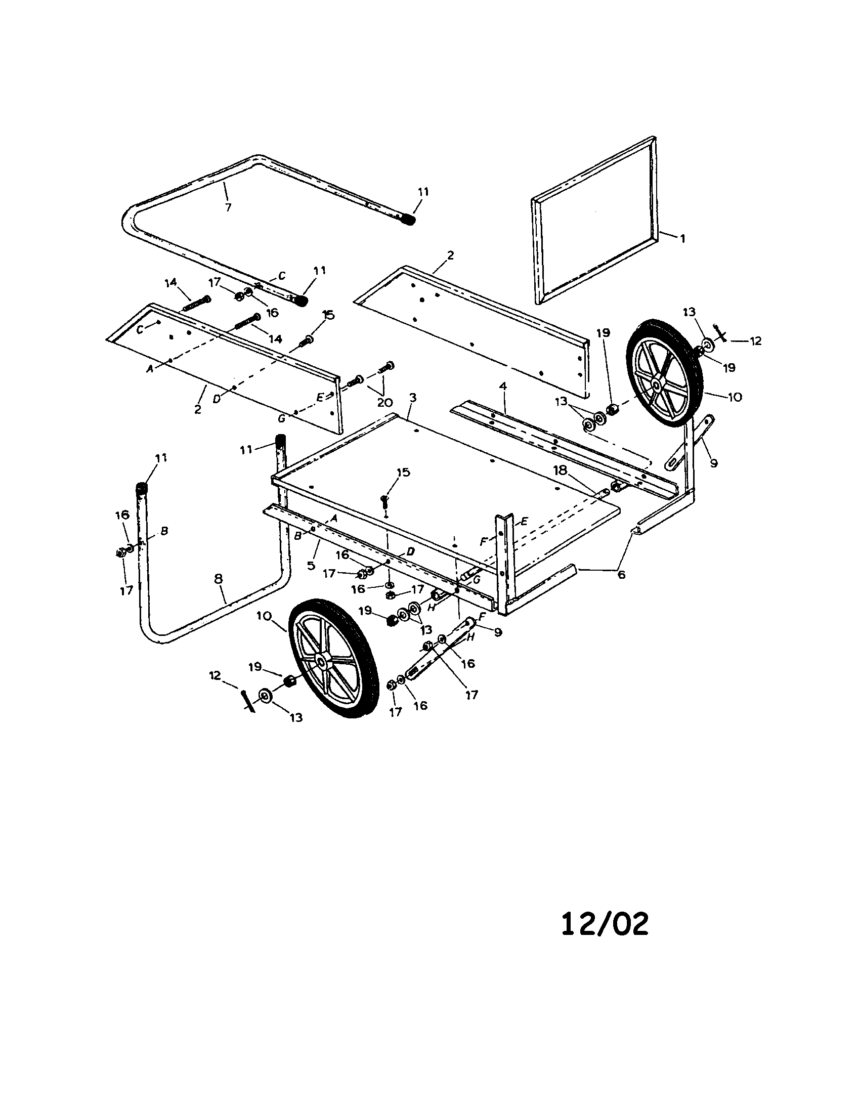 7 cu. ft. farm/yard cart