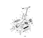 Agri-Fab 45-01931 18" push reel mower diagram