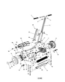 18" push reel mower