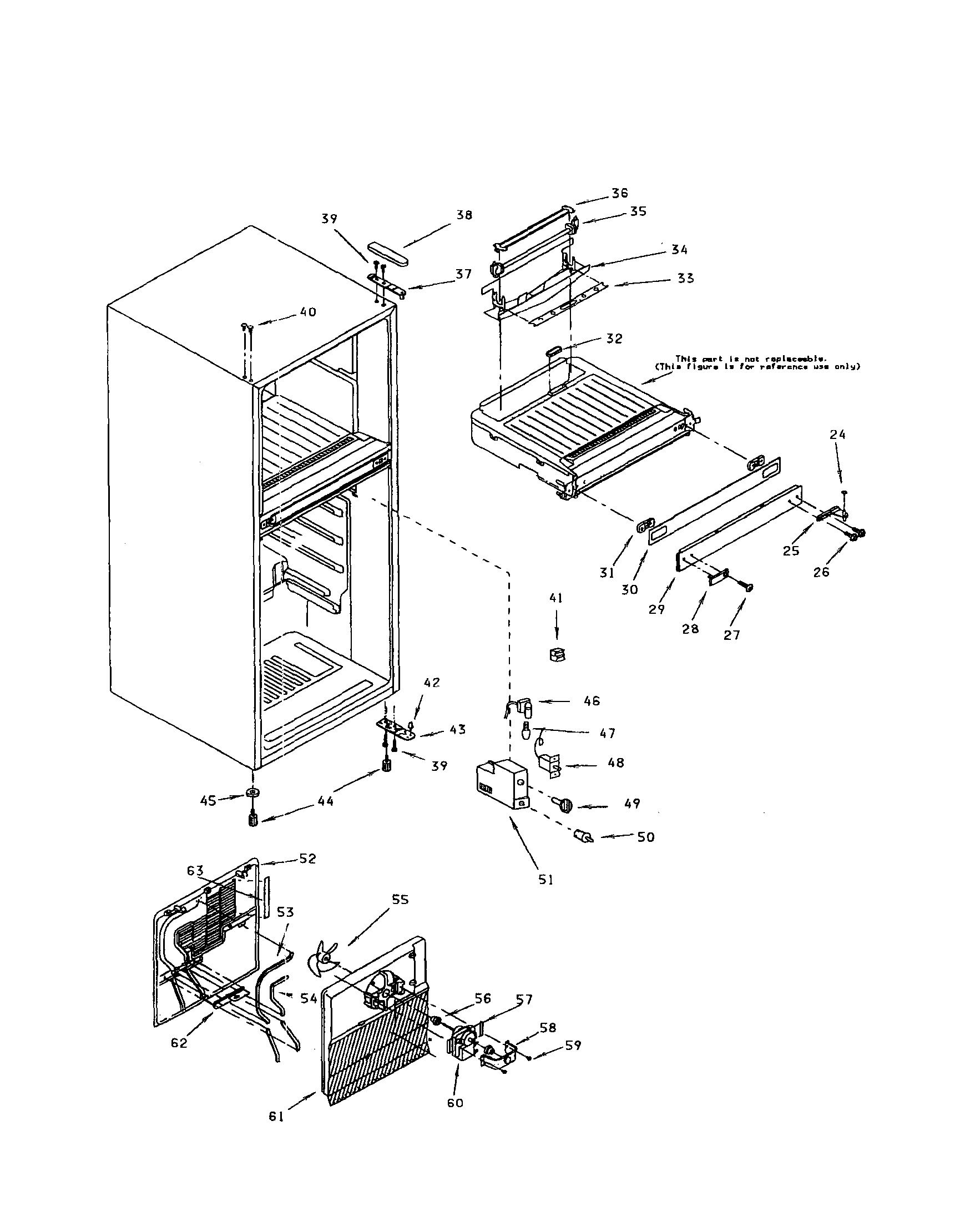 THERMO PANEL/FAN MOTOR & PARTITION