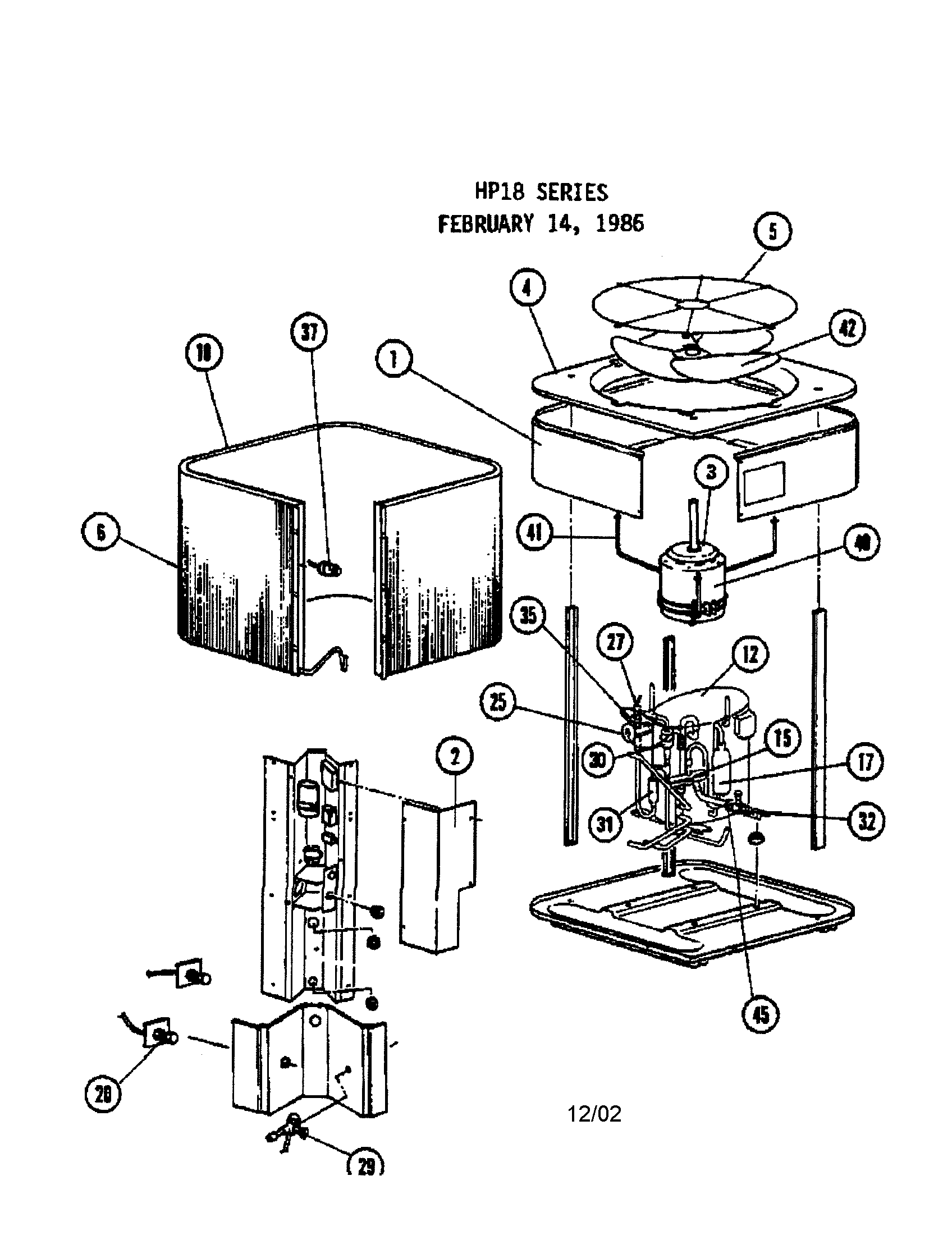 CABINET/COOLING-HEATING PARTS