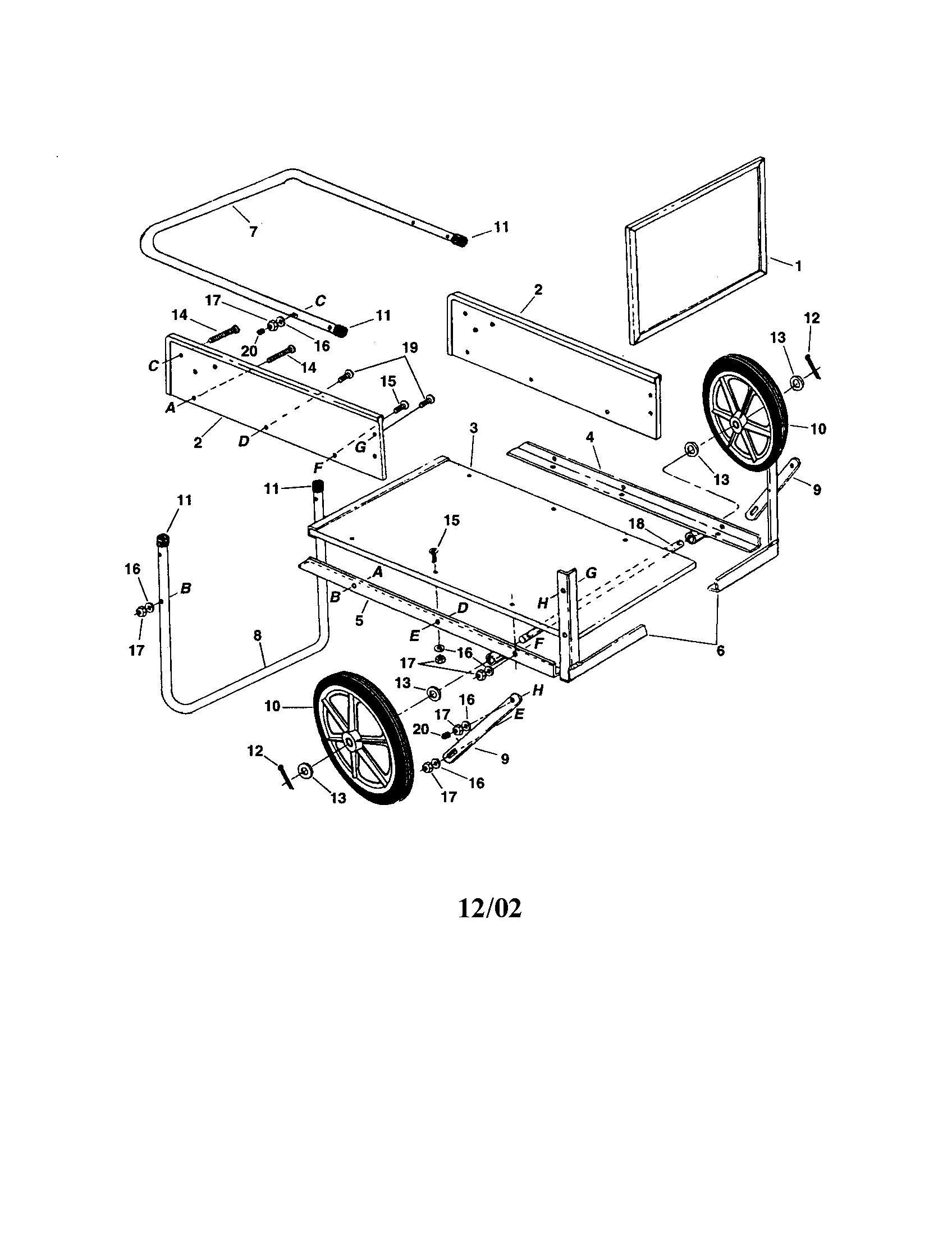 5 CU. FT. FARM/YARD CART