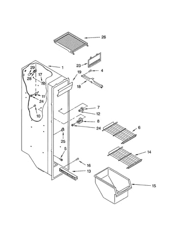 Freezer liner