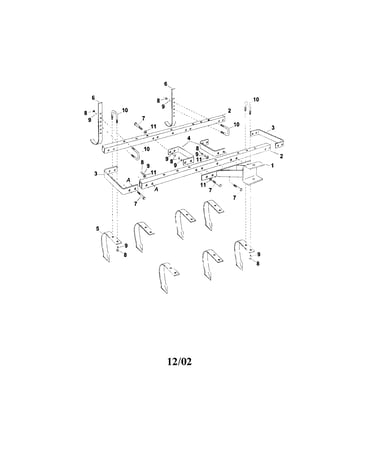 Row crop cultivator (new hitch)