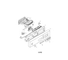 Bosch SHU5314UC/06 fascia panel diagram