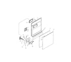 Bosch SHU5312UC/12 door assembly diagram