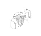 Bosch SHU5315UC/06 tank assembly diagram