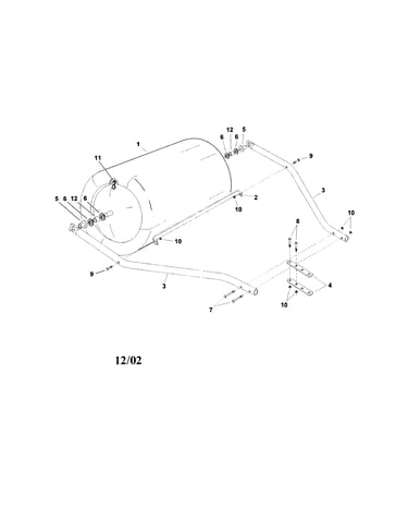 Poly lawn roller