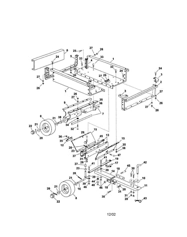 4 wheel cart