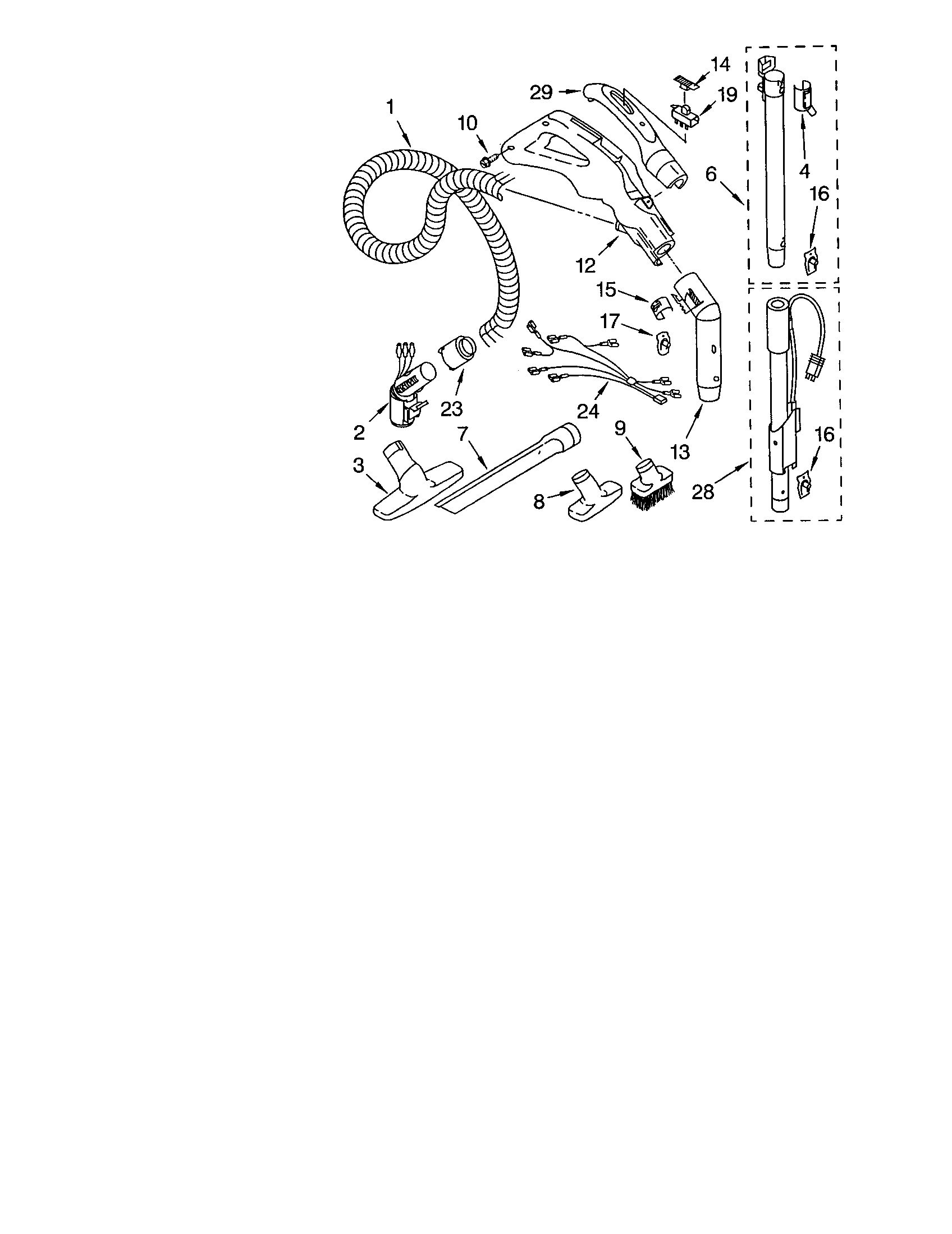 HOSE AND ATTACHMENT