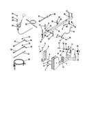 Drawbar/hitch/wire harness