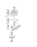 Idler arm bracket and pulley
