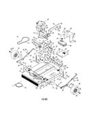Engine/mower deck/guard wheel