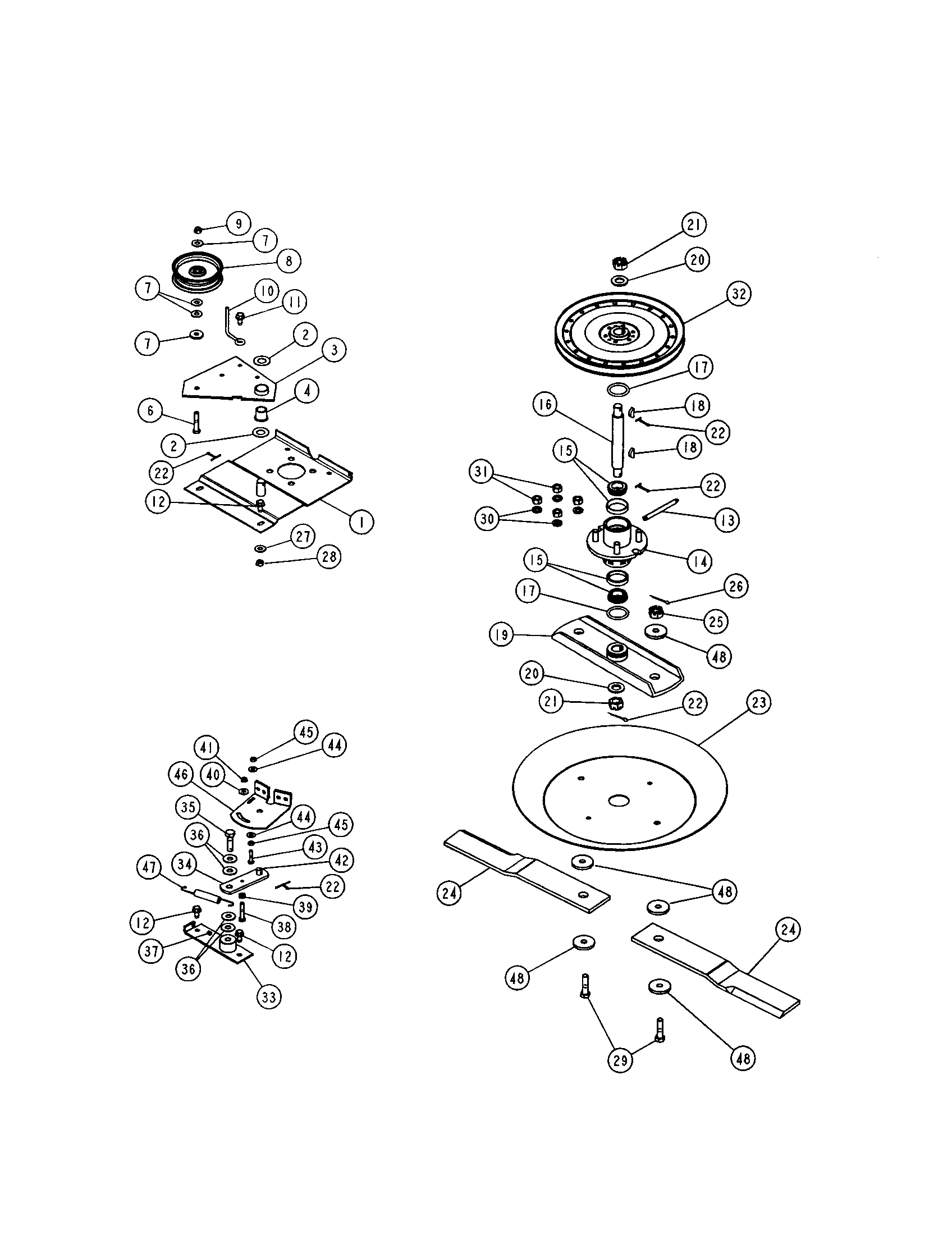 Idler mounting bracket/pulley
