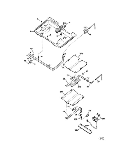 Valve control/box burner
