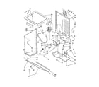 Kenmore 11088762793 dryer cabinet/motor diagram
