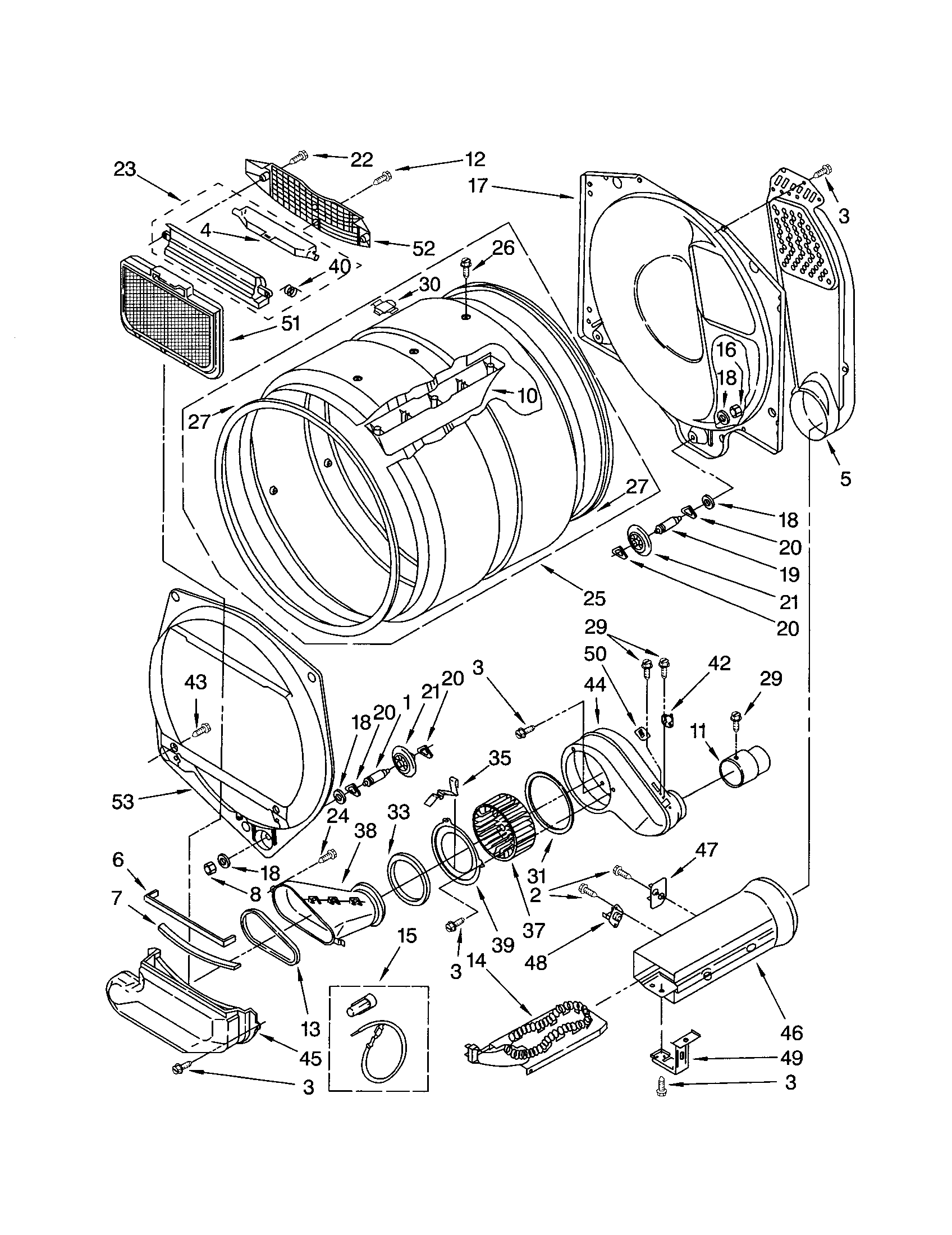 Dryer bulkhead