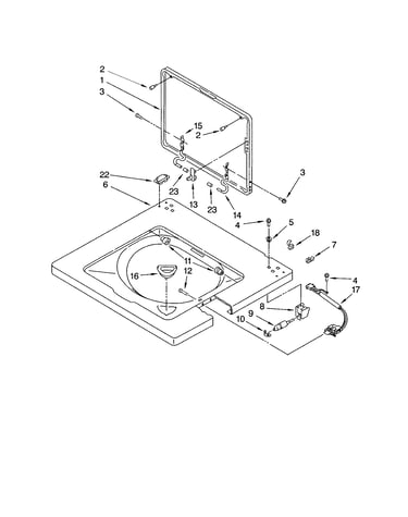 Washer top and lid