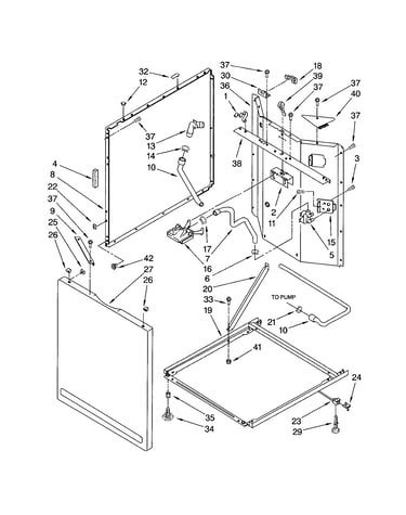Washer cabinet