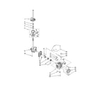 Kenmore 11088762793 brake/clutch/gearcase/motor/pump diagram