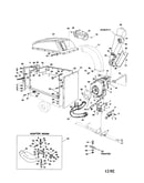 Panels/engine base/hose