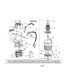 Top cap/cord/motor housing