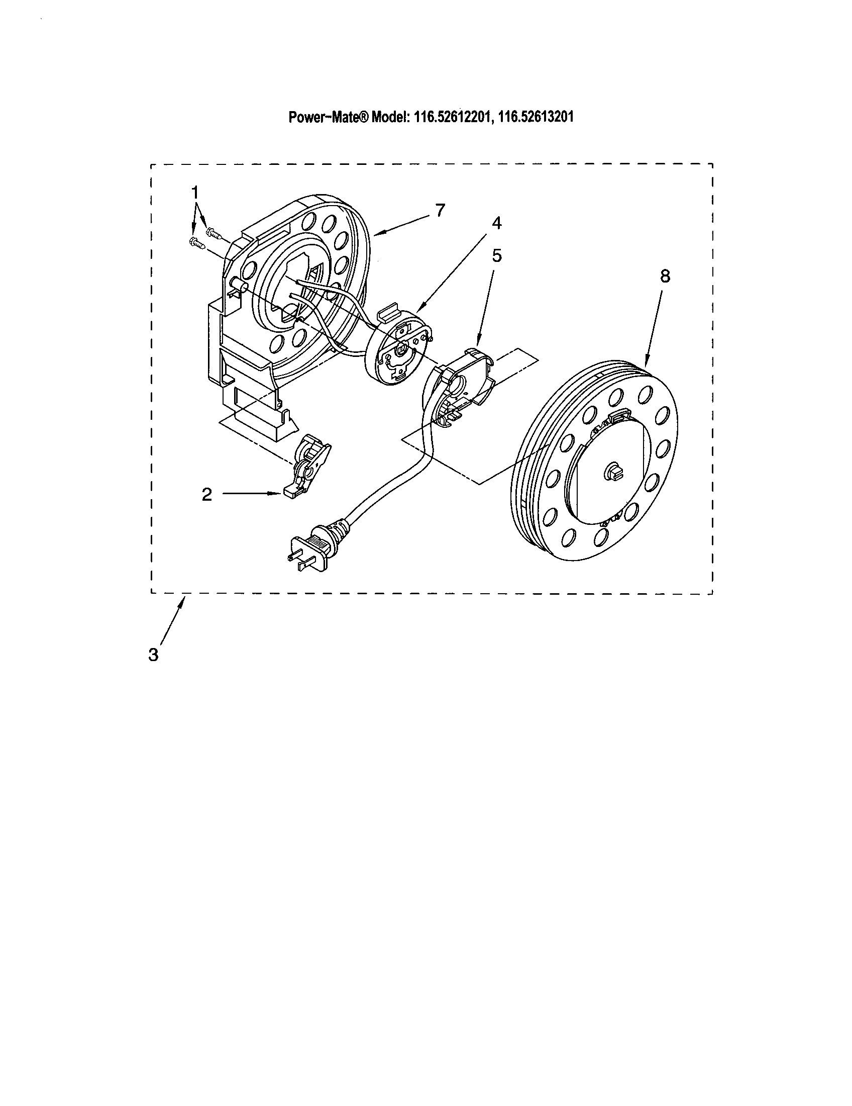 Power cord reel
